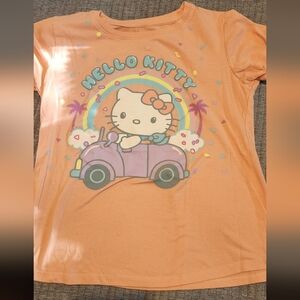Hello Kitty Peach T-Shirt By Sanrio Size XL 14/16